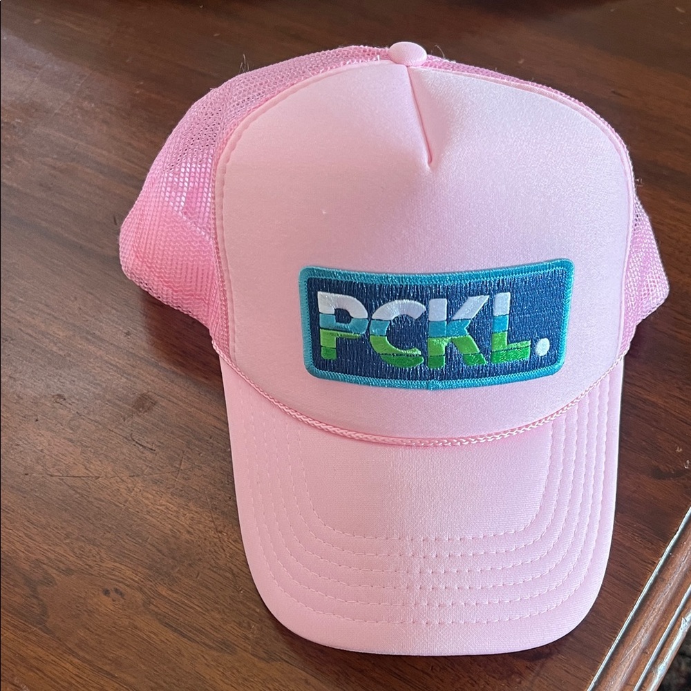 Pink PCKL Trucker Hat pickleball hat
